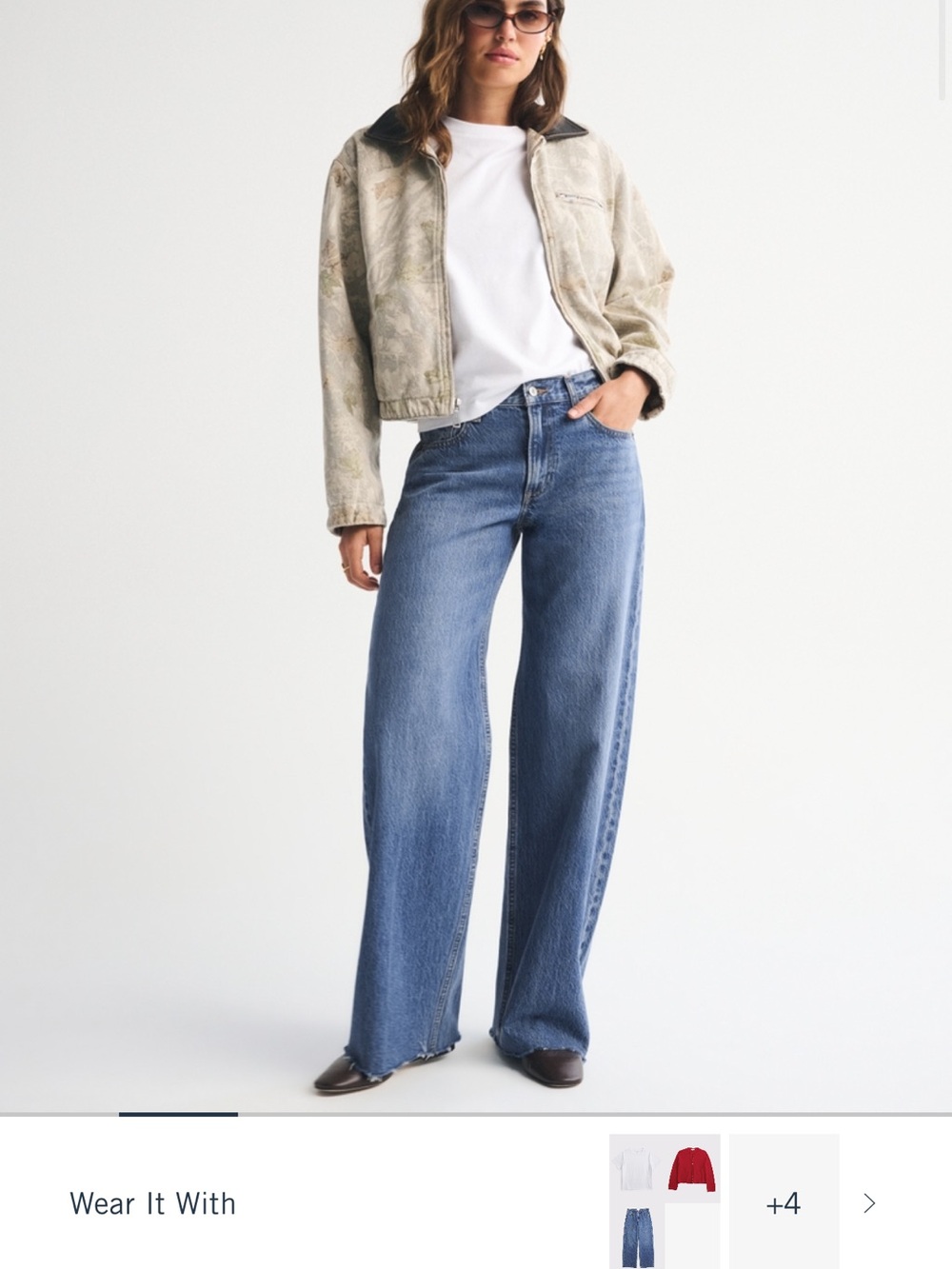 Abercrombie & Fitch Low Rise Ultra Loose Jean